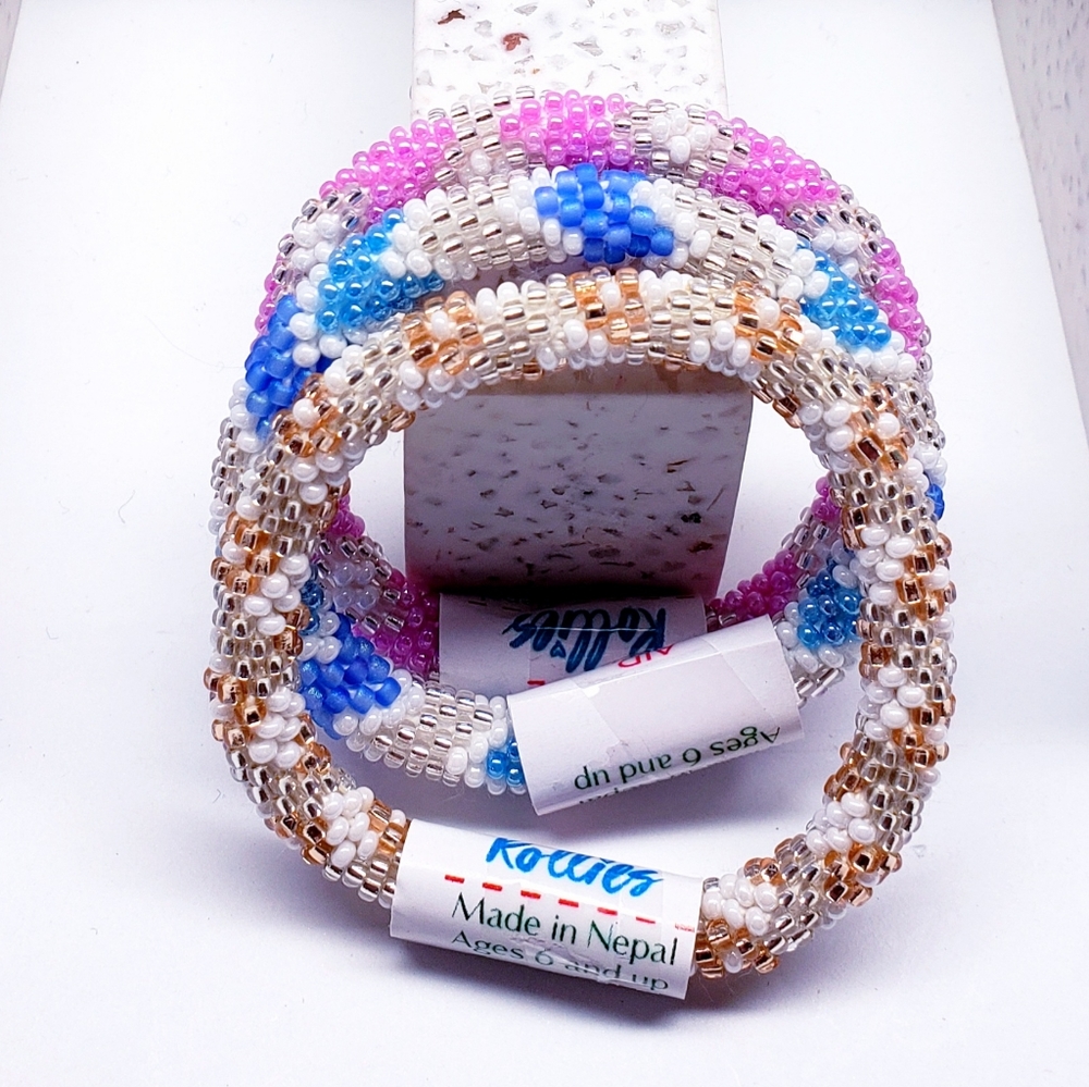 HOP SCOTCH -The Original Rollies® Bracelet for Kids, 6" round, #5 (3 pieces)